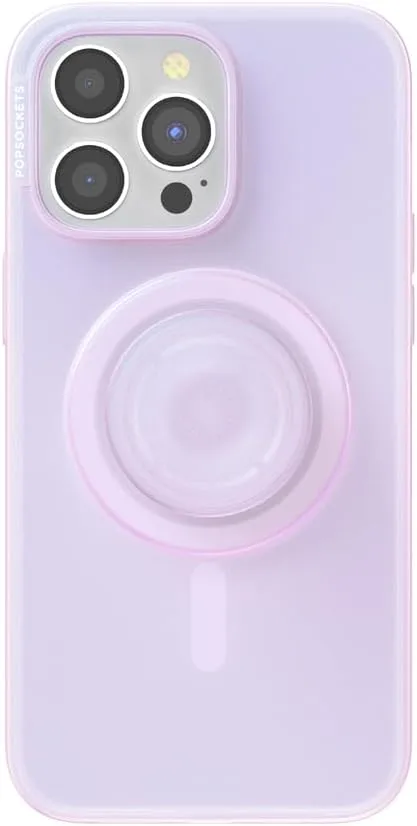 PopSockets iPhone 15 Pro Max Case with Round Phone Grip